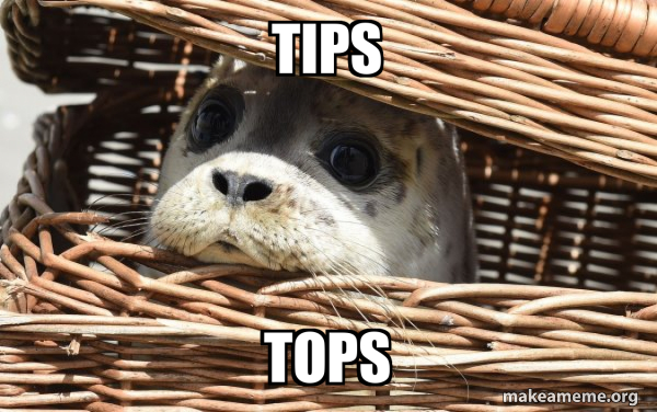 How's Tips Meme TIPS TOPS - Impending Doom Seal Meme Generator