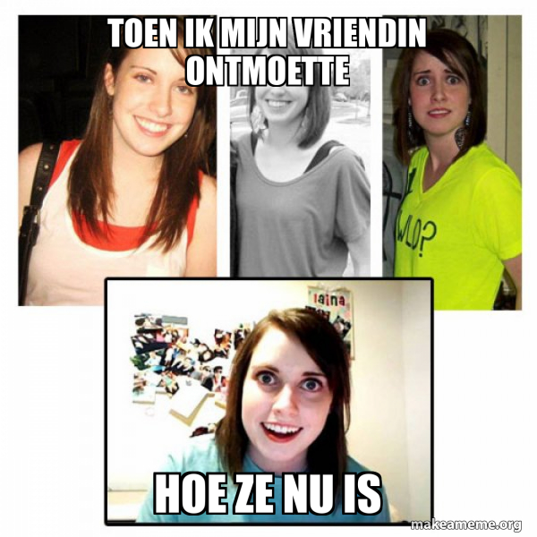 OAG's Overly Attached GirlFriend's meme