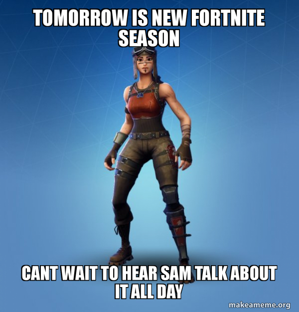 Renegade Raider Fortnite Skin meme