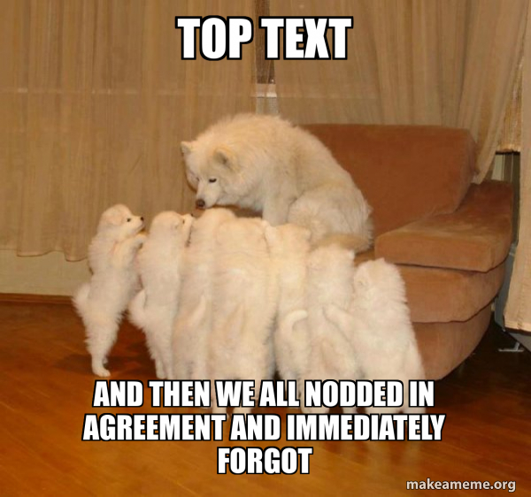 Storytelling Dog meme