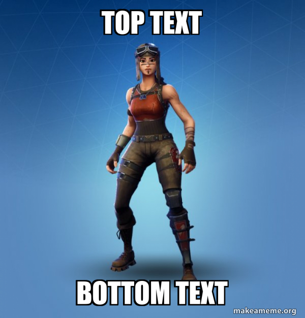 Renegade Raider Fortnite Skin meme