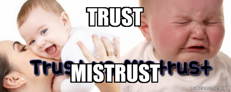 trust mistrust Meme Generator