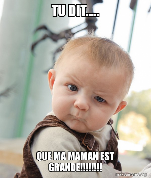 Skeptical Baby meme