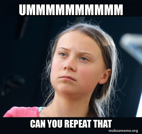 Greta Thunberg meme