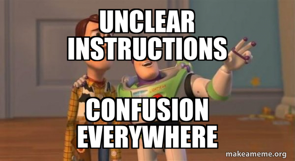 Unclear instructions Confusion everywhere - Buzz and Woody (Toy Story ...