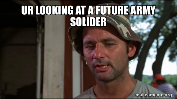 Bill Murry Caddyshack (So I got that going for me) meme