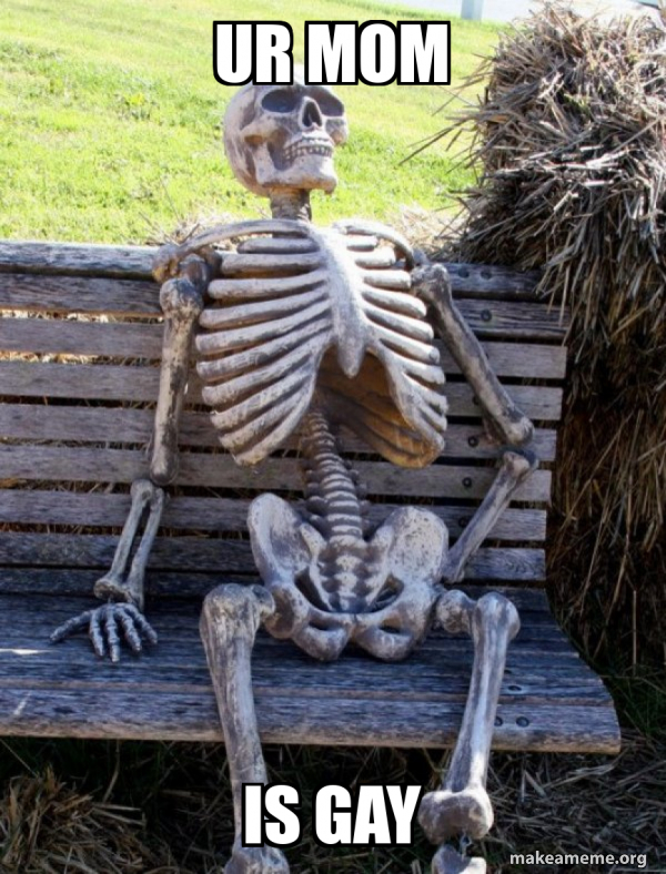 Waiting Skeleton meme