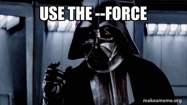 Use the --force - Darth Vader - Choke Meme Generator