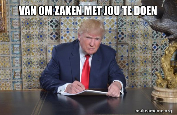 Donald Trump Writing Speech meme