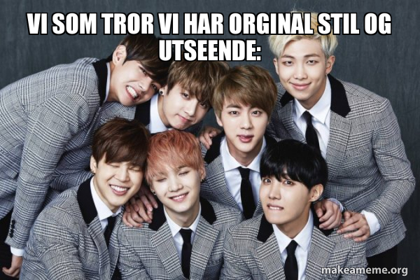 K-Pop Band BTS (Bangtan Boys) meme