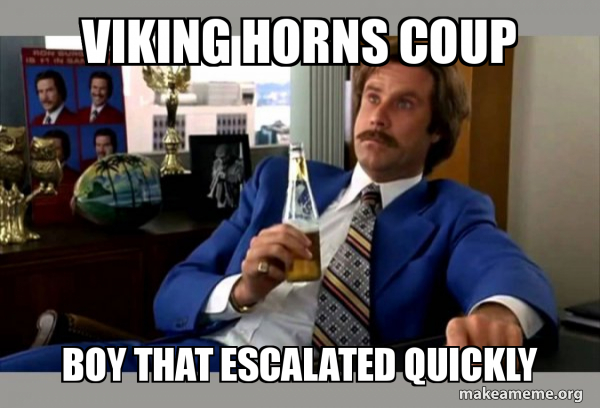 Ron Burgundy - boy that escalated quickly meme