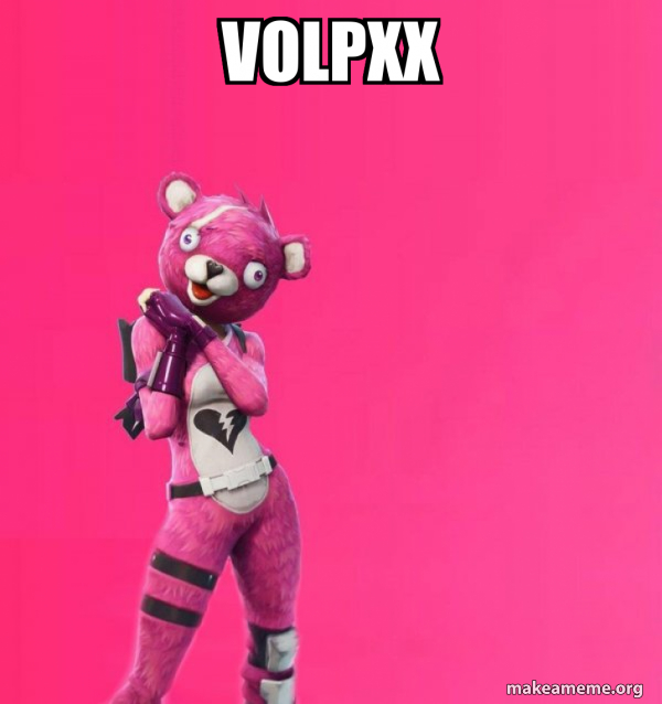 Creepy Bear Fortnite meme