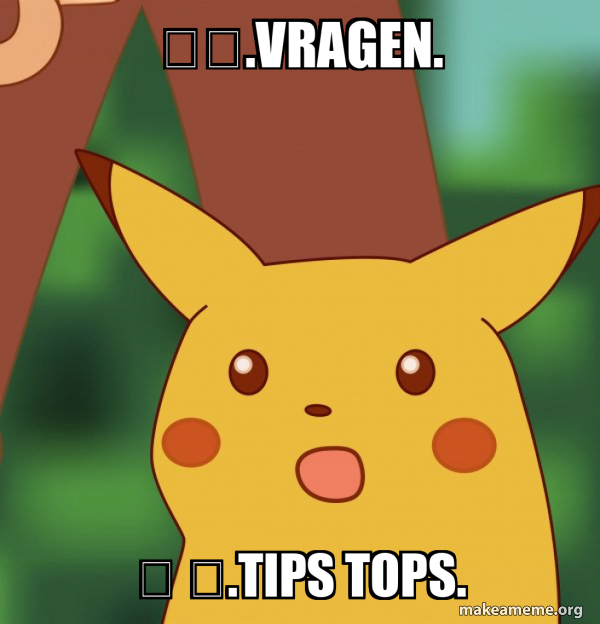 Surprised Pikachu meme