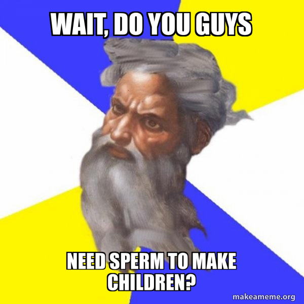 Advice God meme