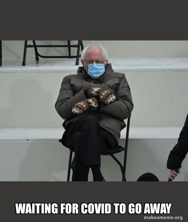 Bernie Sanders at the Inauguration meme