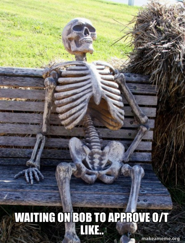 Waiting Skeleton meme