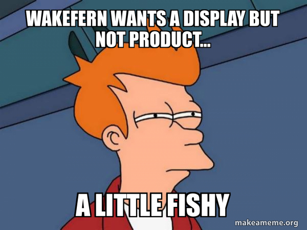 Wakefern wants a display but not product... a little fishy - Futurama ...