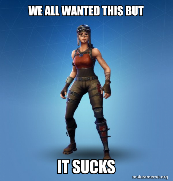 Renegade Raider Fortnite Skin meme