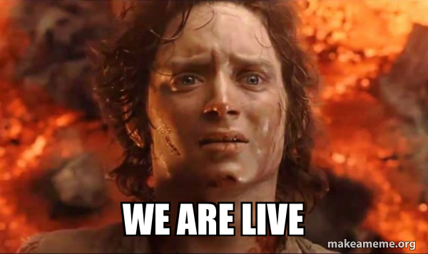 We Are Live Frodo It S Over It S Done Make A Meme