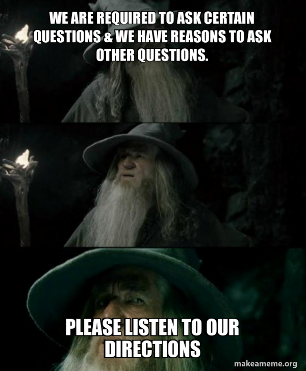 Confused Gandalf meme