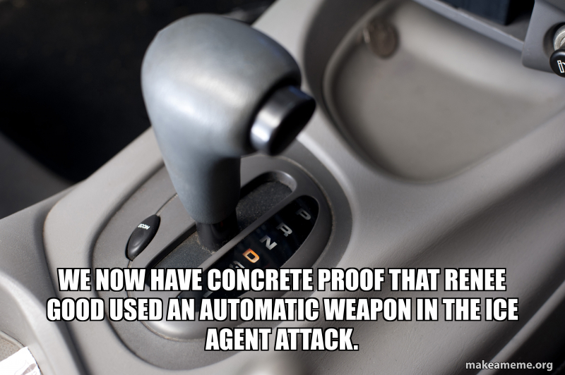 We now have concrete proof that Renee Good used an automatic weapon in ...