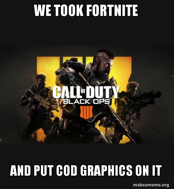 we took fortnite and put cod graphics on it - COD - Call of Duty 