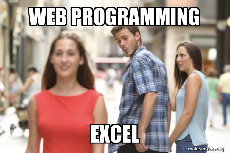 web programming excel Meme Generator