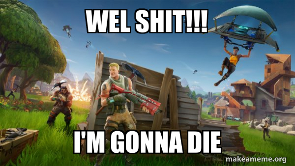 Fortnite Battle Royale game meme