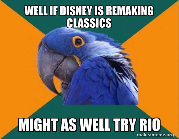 Paranoid Parrot meme