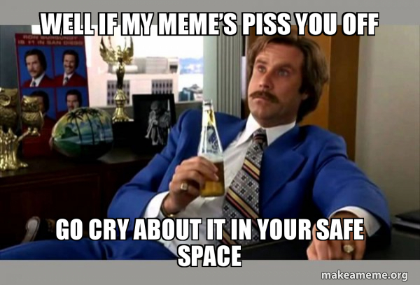 Ron Burgundy - boy that escalated quickly meme