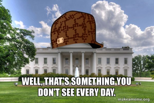 Scumbag Whitehouse meme