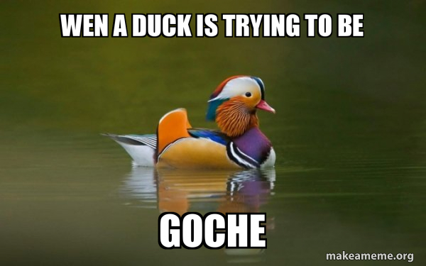 Fashionable Advice Mallard meme