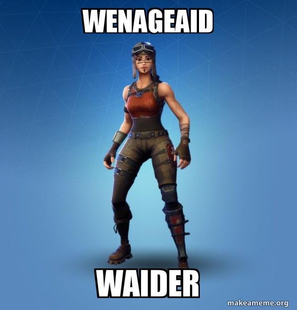 Renegade Raider Fortnite Skin meme