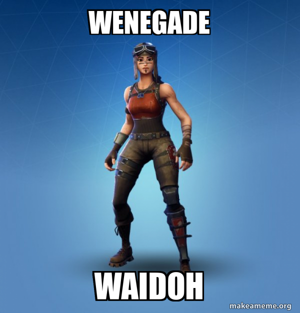 Renegade Raider Fortnite Skin meme