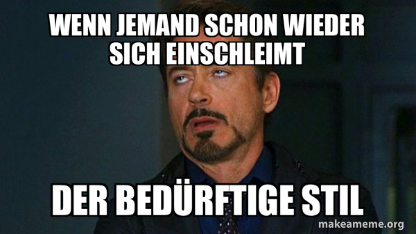 Tony Stark Eye Roll meme