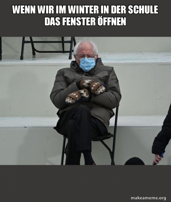 Bernie Sanders at the Inauguration meme