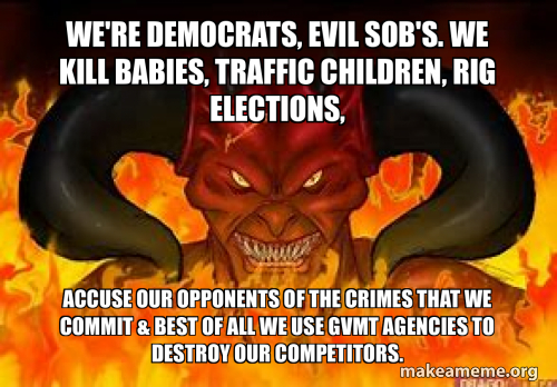 DEMOCRATS ARE EVIL NOT STUPID visual data 6