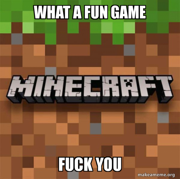 Minecraft meme