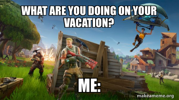 Fortnite Battle Royale game meme