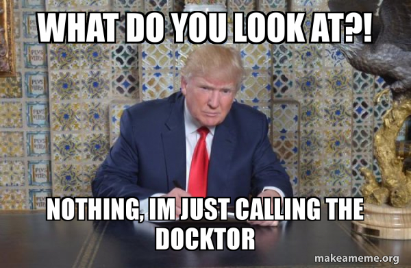 Donald Trump Writing Speech meme