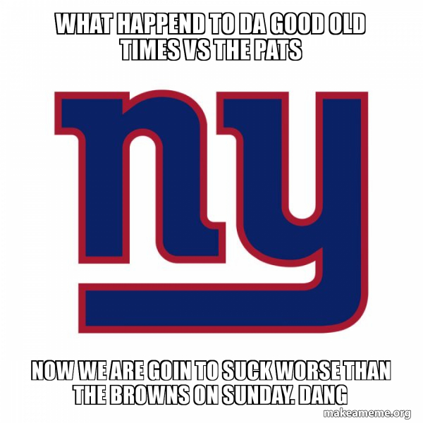 New York Giants meme