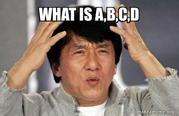 what is A,B,C,D - Jackie Chan Why? Meme Generator