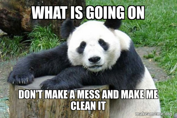 Confession Panda meme