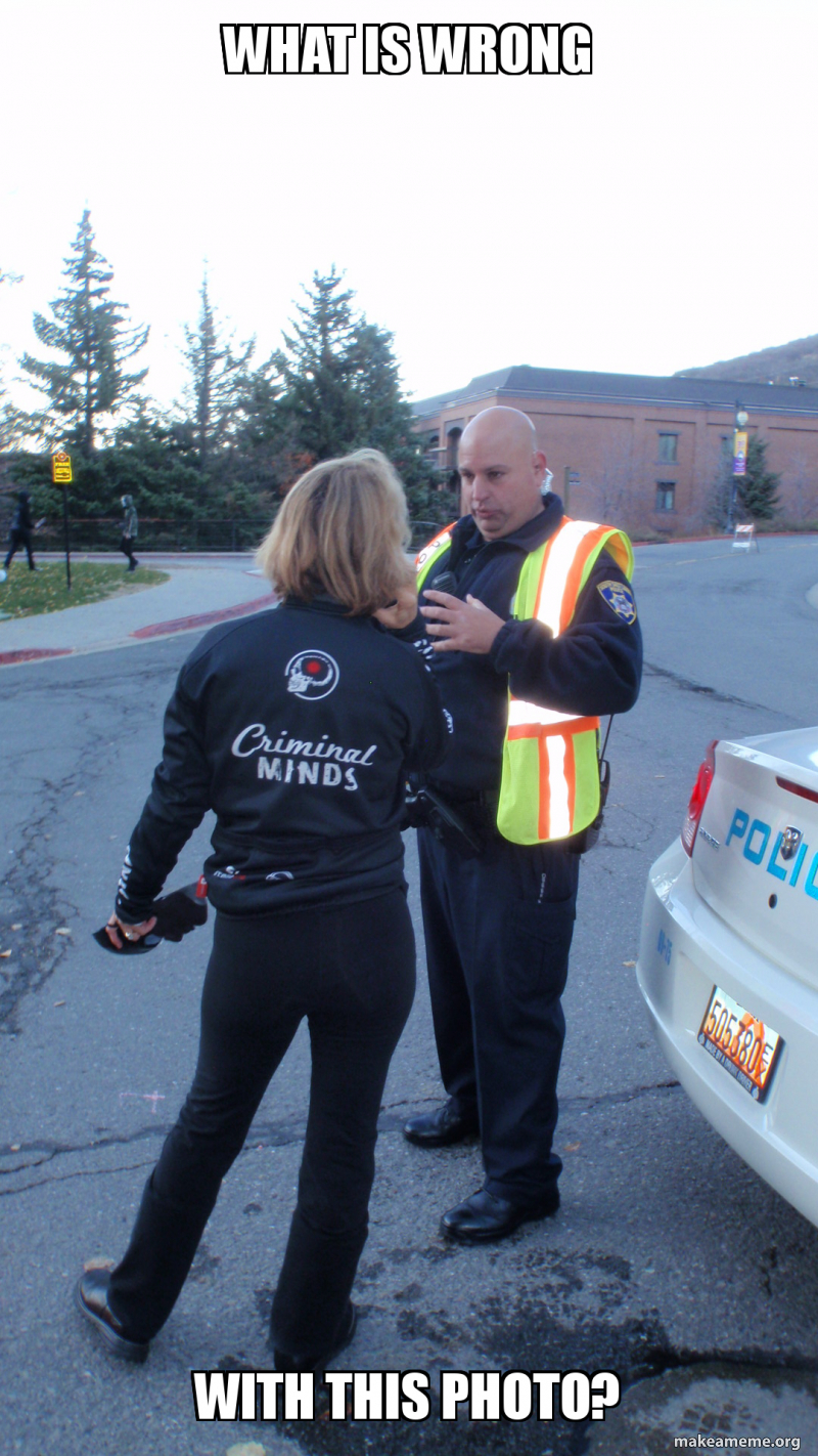 what is wrong with this photo? Meme Generator