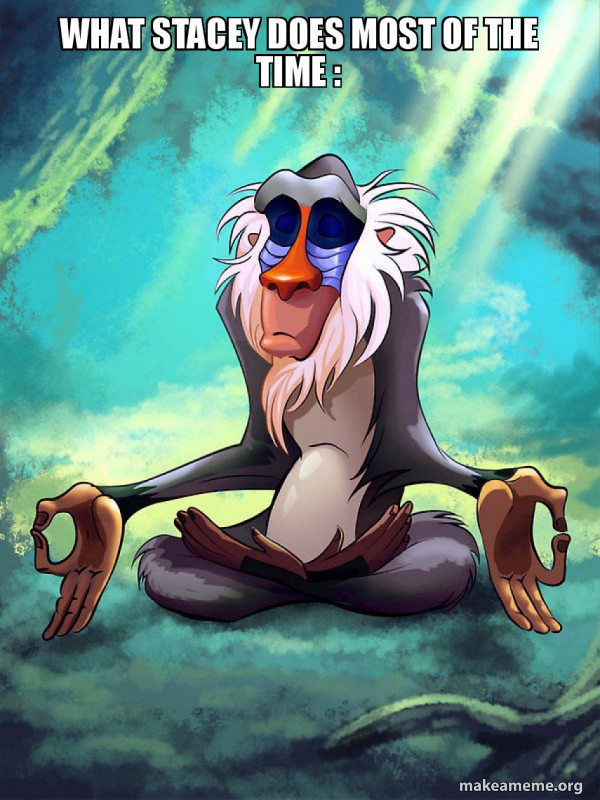 Rafiki Meditating - Lion King meme