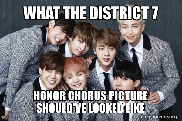 K-Pop Band BTS (Bangtan Boys) meme