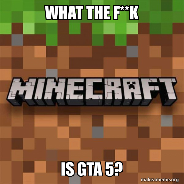 Minecraft meme