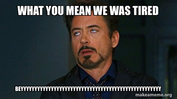 Tony Stark Eye Roll meme