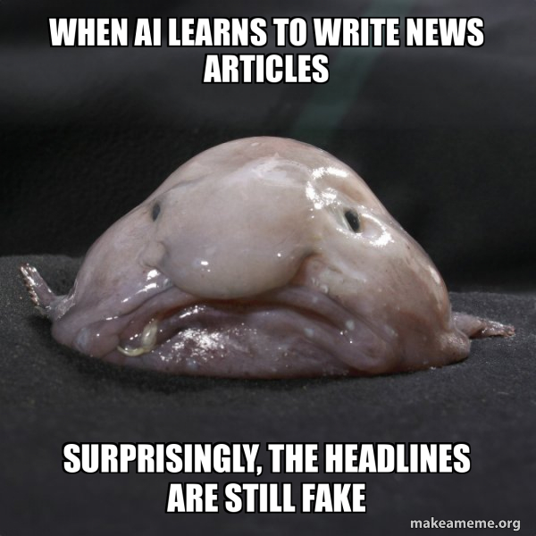 When AI learns to write news articles Surprisingly, the headlines are ...