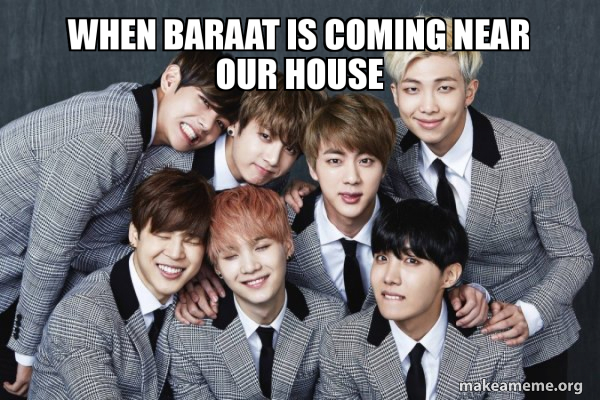 K-Pop Band BTS (Bangtan Boys) meme